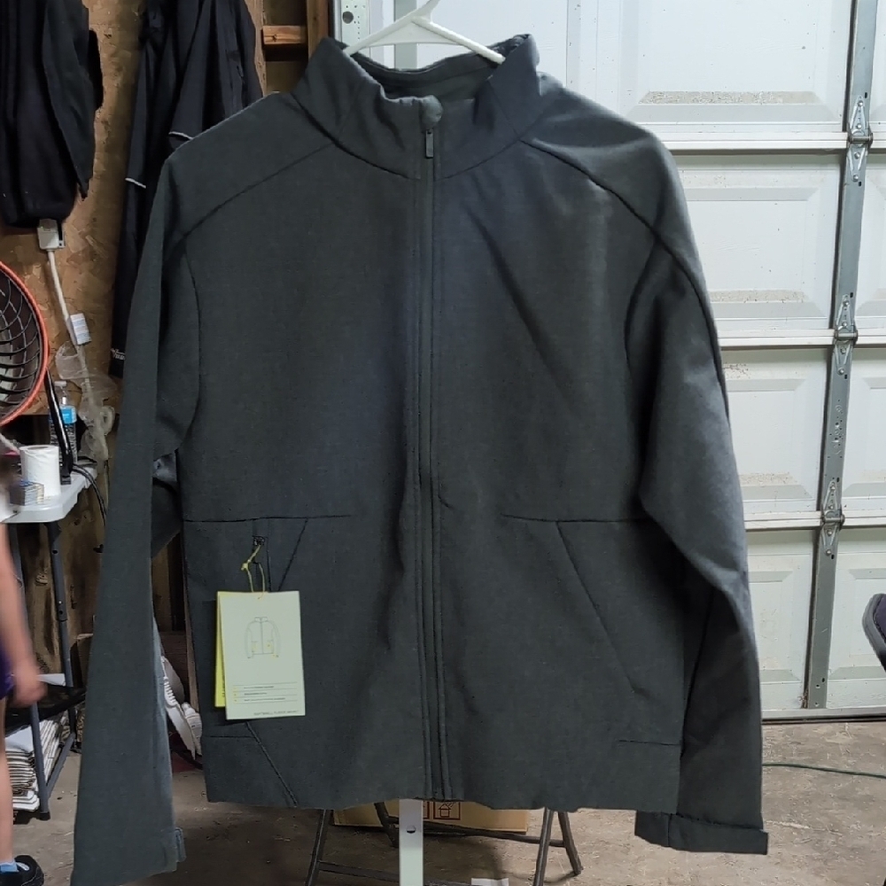 All In Motion Men's Soft Shell Fleece Jacket - Picture 2 of 8